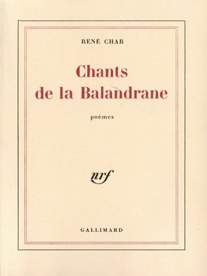 cover image of Chants de la Balandrane (1975-1977)